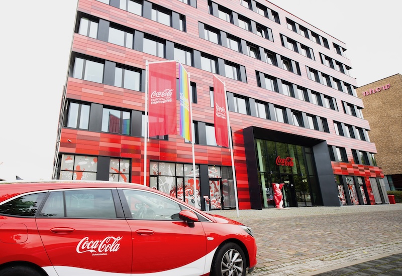 Gebäude der Zentrale von Coca-Cola Deutschland in Berlin