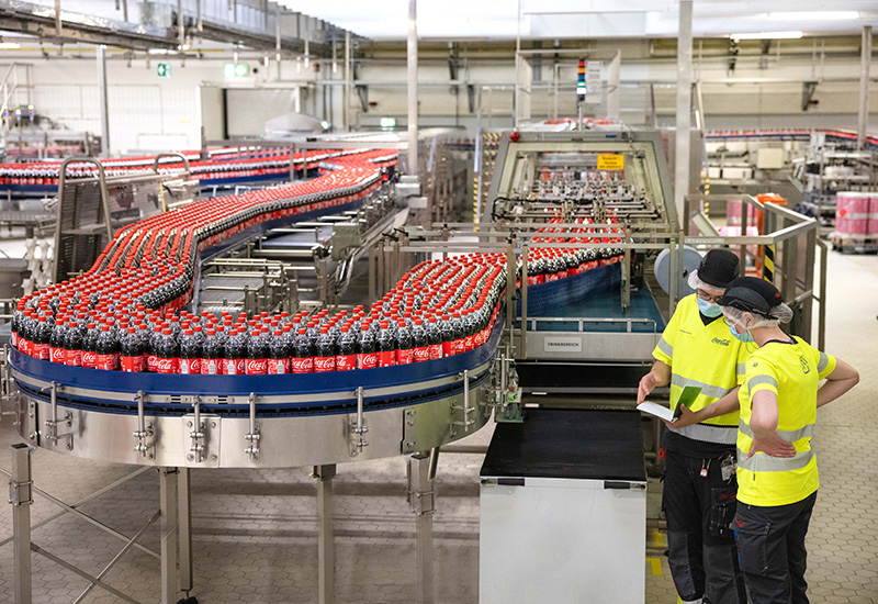 Coca-Cola Produktion in Knetzgau von innen 