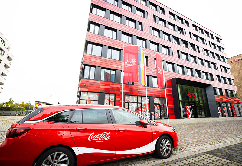Headquarter von Coca-Cola in der Außenansicht